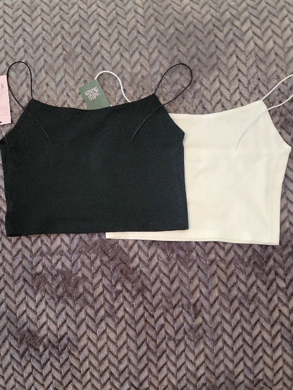 wild fable Black and White Spaghetti Strap Camisole Duo - Picture 5 of 8